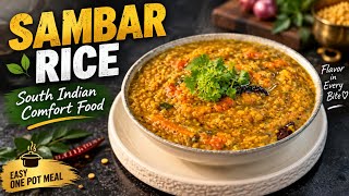Sambar Rice Recipe | South Indian Veg Sambar Rice | Easy & Comforting One Pot Meal | Chef Masaroor screenshot 3