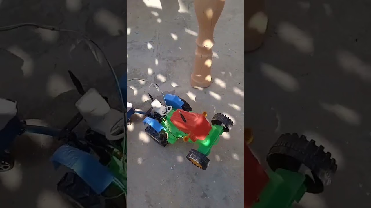 wheat loading trolley test  with Ford and Belarus