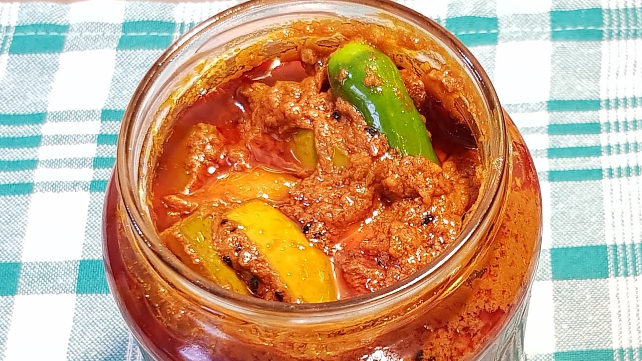 عشار المانجو السريع..(المخلل) طريقة سهلة و بسيطة