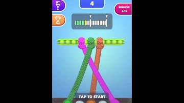 Tangle Master 3D 📱 Gameplay Level 7 8 9 10 11 12