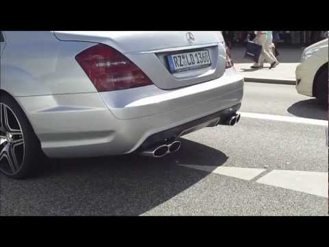 Mercedes S 63 AMG - Hard and Brutal Acceleration Exhaust and Hard Revs [HD]