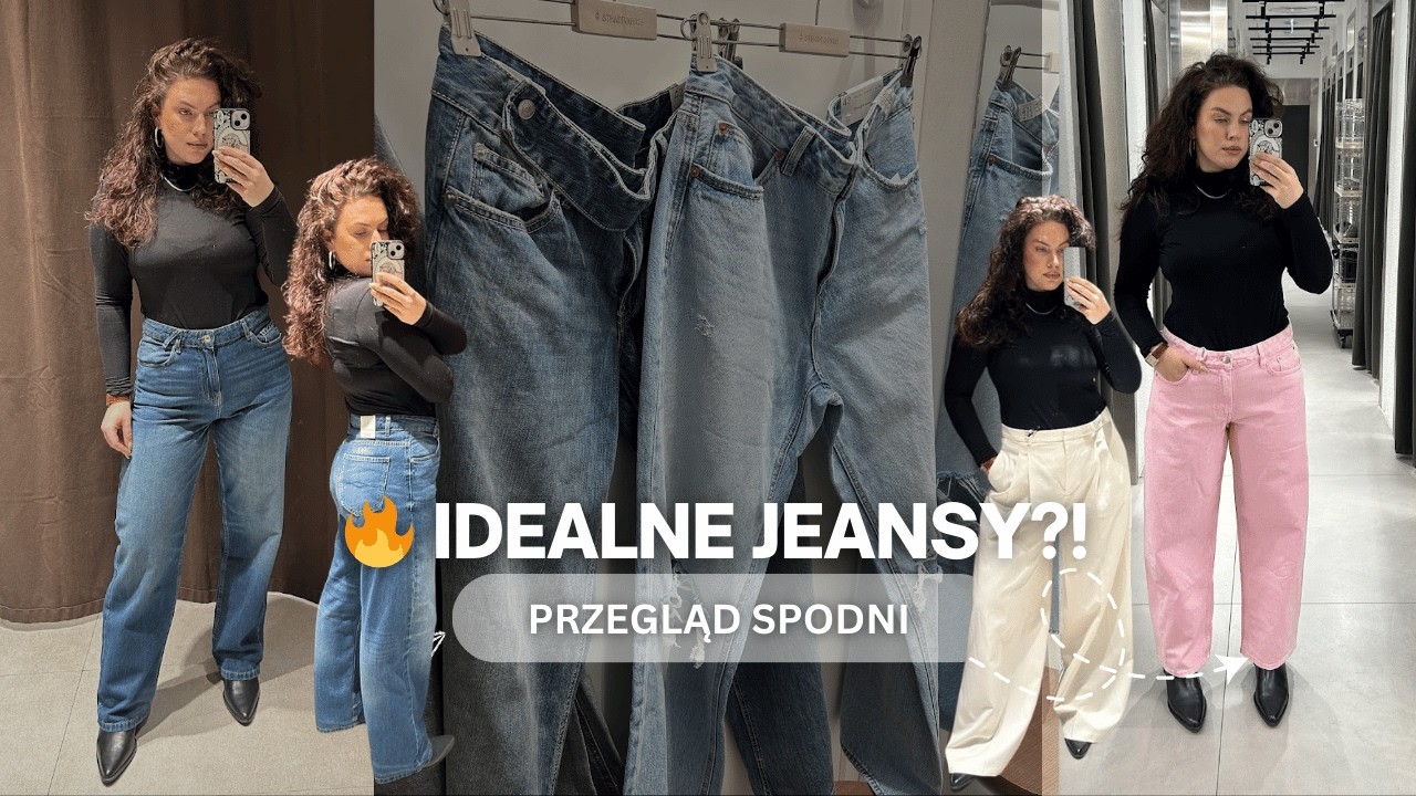 Znalazłam idealne jeansy z prostą nogawką za 129 zł - ZARA / przegląd spodni z sieciówek