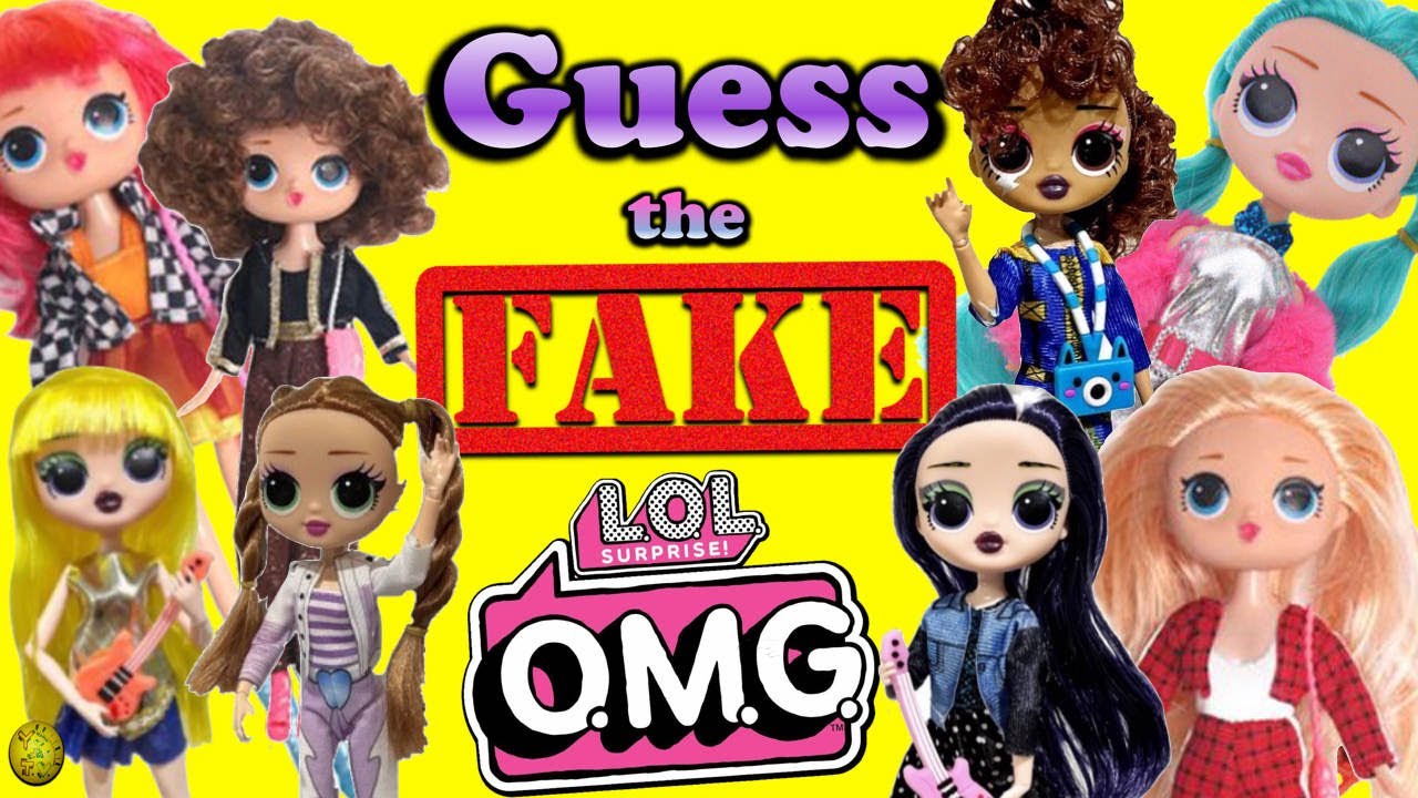 Guess the lol omg fake! Can you get them all right? fake lol omg dolls vs real lol omg doll yaydaytv