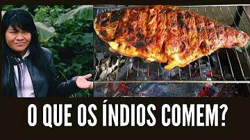 O que os índios caçam?