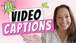 How to ADD CAPTIONS to a video in CANVA (Free!!)