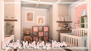 Blush Nursery Room SpeedBuild / Bloxburg Baby Update / Bloxburg SpeedBuild / Bloxburg