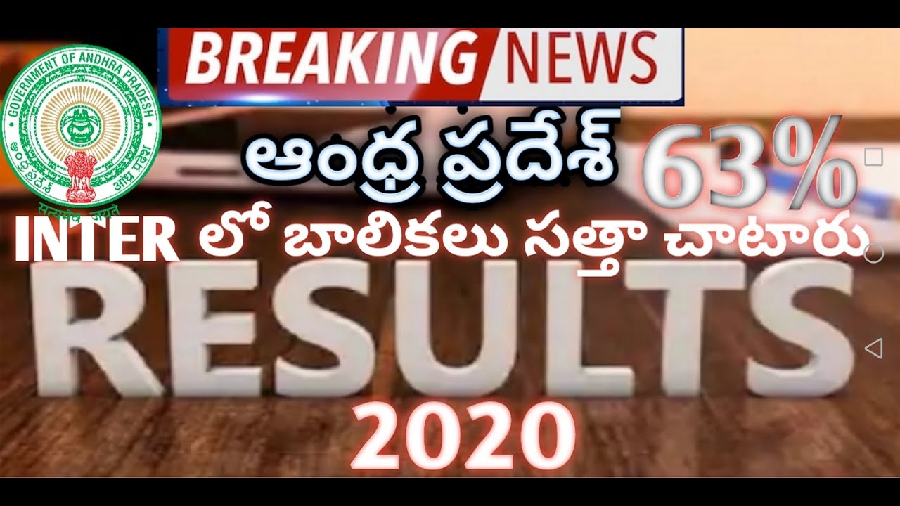 AP Inter Result 2020 | Andhra Pradesh Intermediate Results 2020 | 1st & 2nd Year Results 2020 | AP