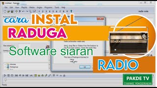 cara instal raduga, software siaran radio screenshot 1