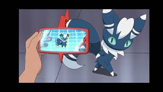 Pokemon Journeys Meowstic Pokedext Description. English Dub
