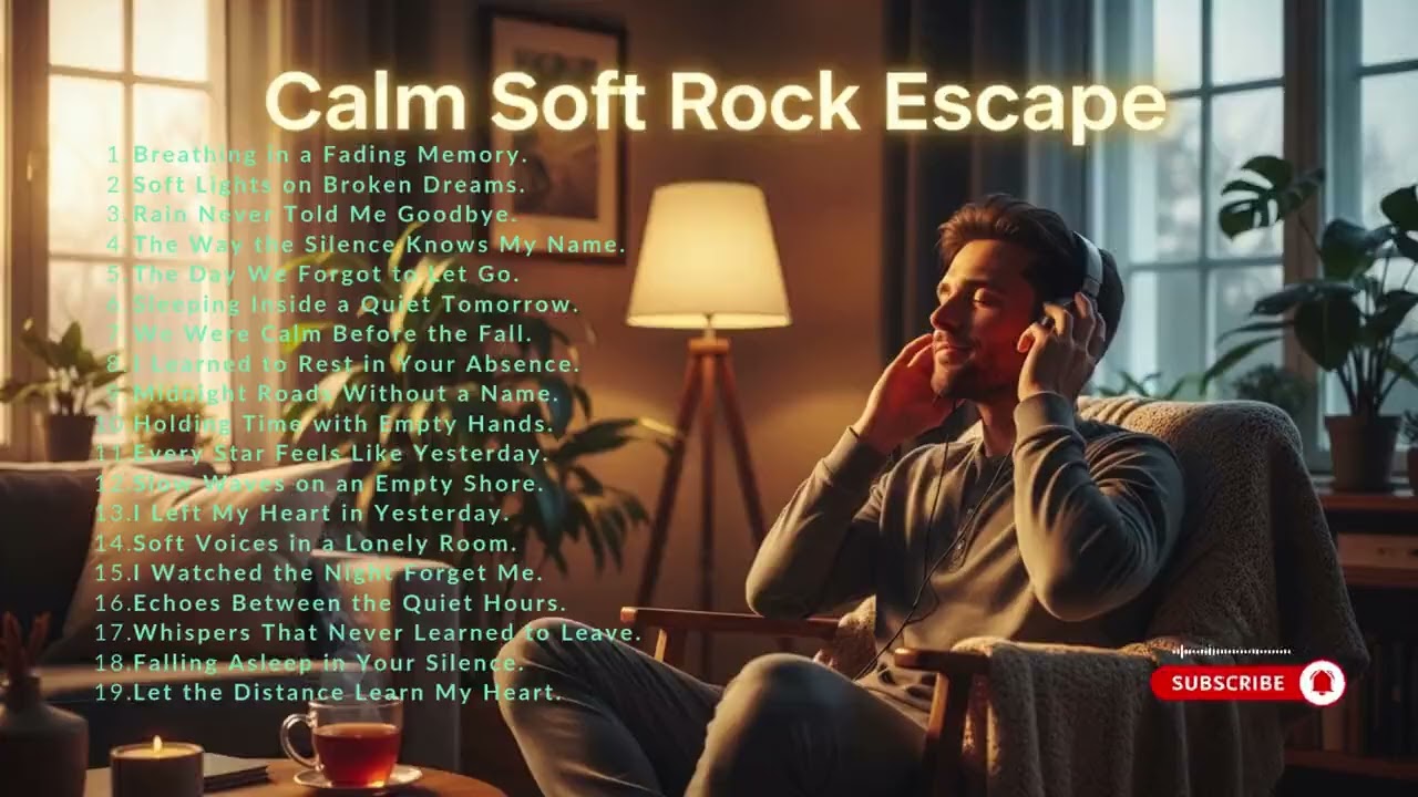 Calm Soft Rock Escape – Soothing Music for Stress Relief and Quiet Moments