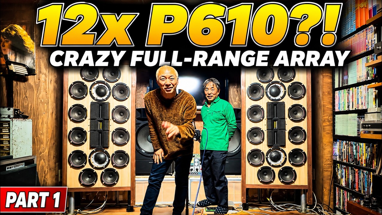 12× DIATONE P610?! This Crazy Full-Range Array Sounds Incredible