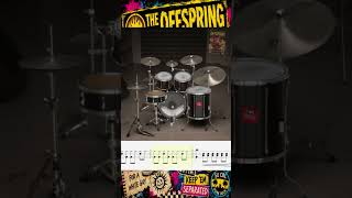 The Offspring Pretty Fly - Drum Cover with sheet music how to play tutorial #drumcover #tutorial 2