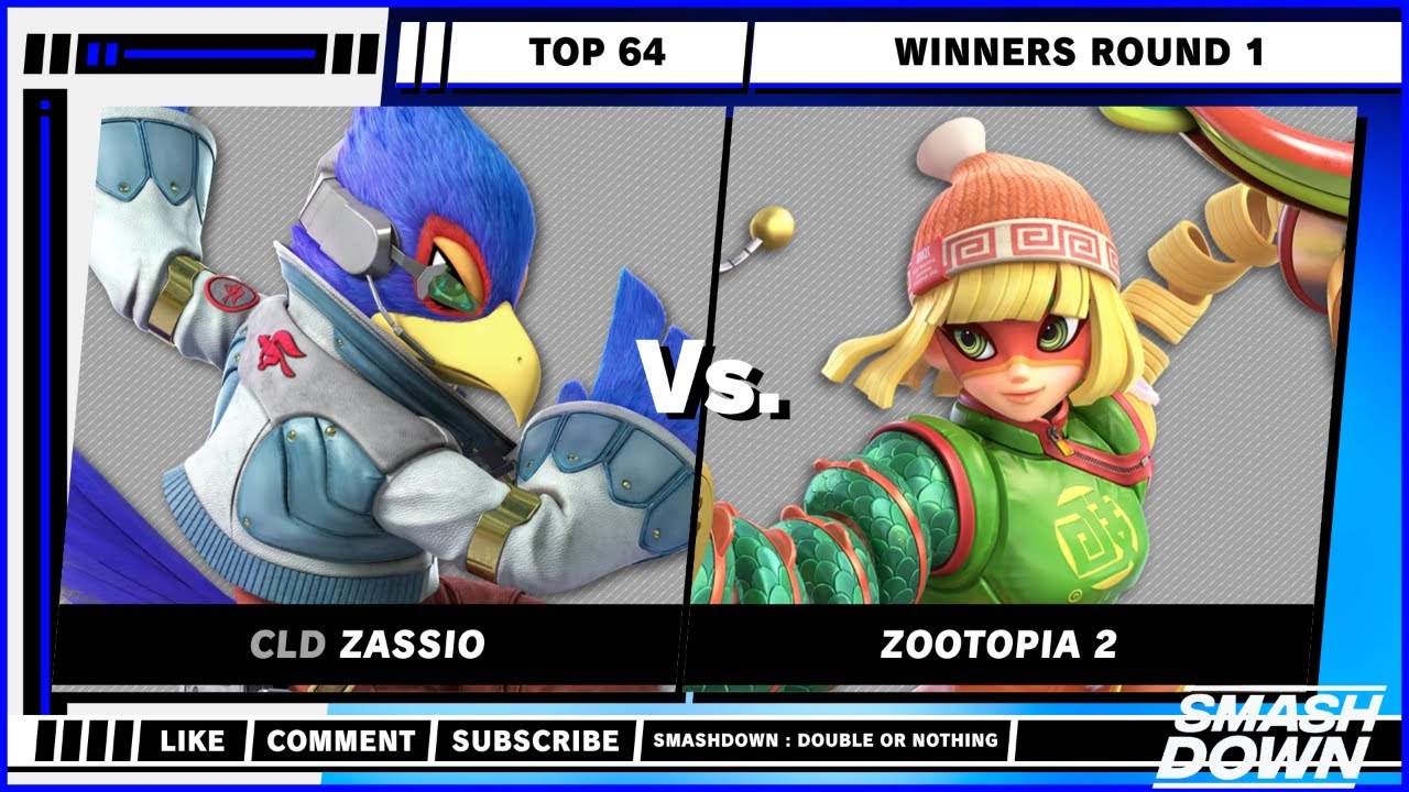 SmashDown : Double or Nothing - Top 64 - Zassio (Falco) VS