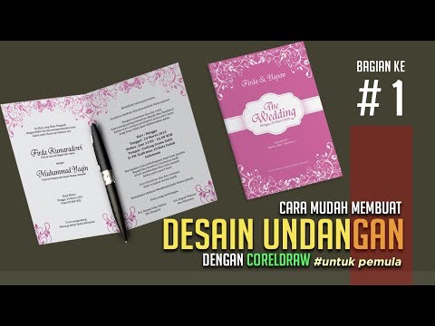 Tutorial Desain Undangan Untuk Pemula Bagian 1 Youtube