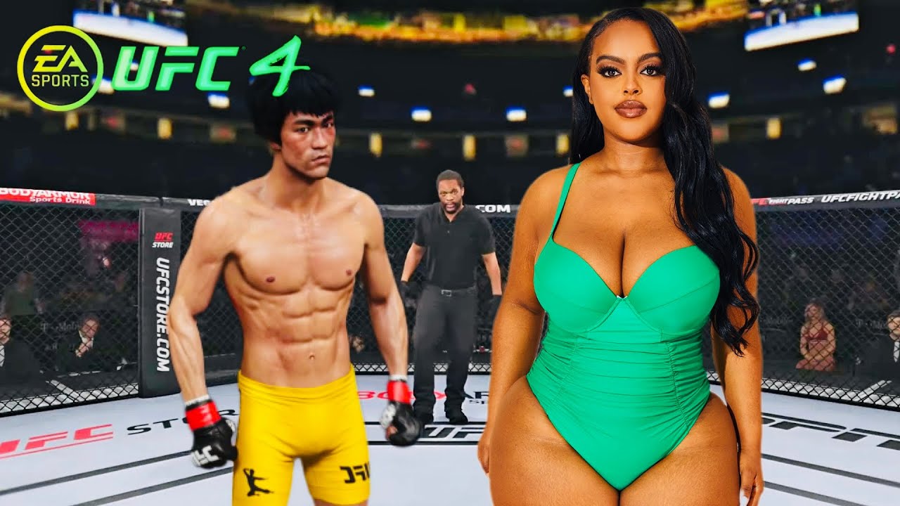 PS5 | Брюс Ли против Красотки-модели Крис [EA Sports UFC 4]🥊