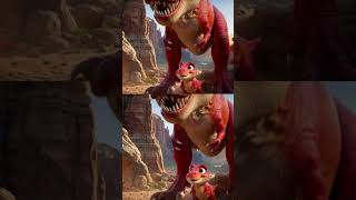 So Huge! Mama T-Rex Footsteps Shaking the Earth #shortsviral #dinosaur