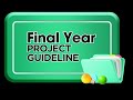 NUML University - CS IT SE -  Final year project Flow - Complete Guide