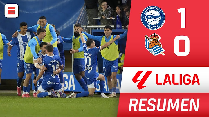 El ALAVÉS con gol de Tenaglia se impuso 1-0 vs REAL SOCIEDAD. SALIÓ del DESCENSO | La Liga | Resumen