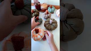 Easy Fabric PUMPKIN l DIY autumn decor #fabricpumpkin #diypumpkin #autumndecor #shorts #diy