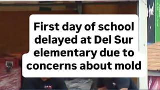 First day of school pushed back at Del Sur Elementary due to “moisture concerns” @cbs8sandiego