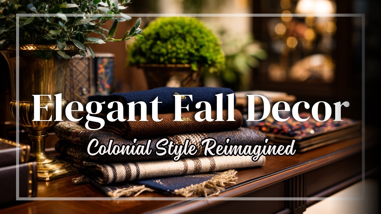 Cozy Fall 2025: Ralph Lauren Colonial Entryway Styling - YouTube