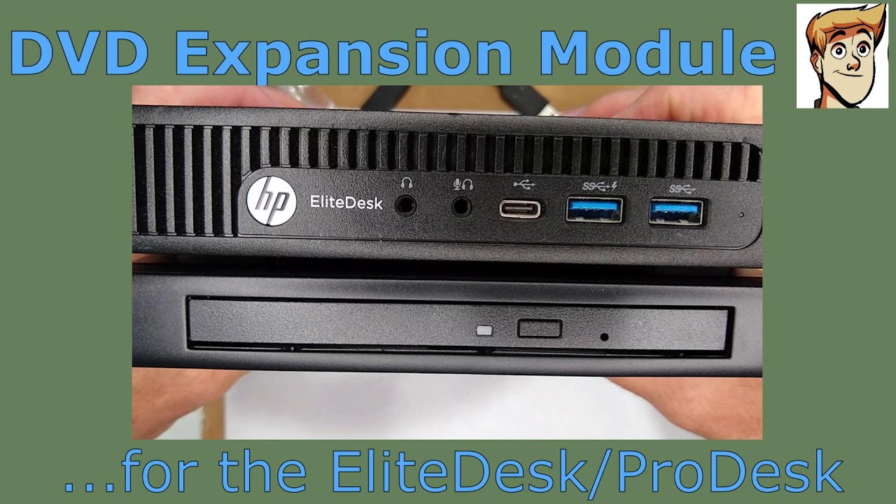 Adding a DVD Expansion Module to the EliteDesk Mini - YouTube