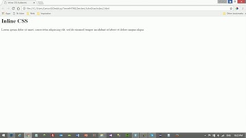 Web Tasarımı Dersleri : CSS - Ders 21: Inline CSS ve Internal CSS kullanımı