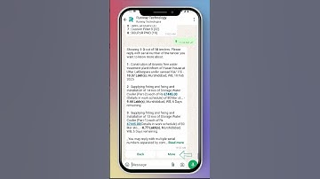 🔍 How to View Tenders Using Filters in WhatsApp Chatbot | Runway Technologies