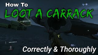 How To Loot A Carrack Correctly & Thoroughly | Star Citizen - The Riches Of Bounty Looting 4K