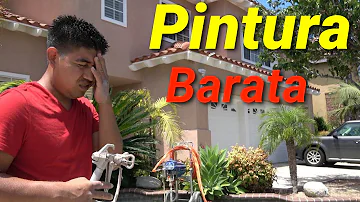 ¿Es más barato pintar una casa del mismo color?