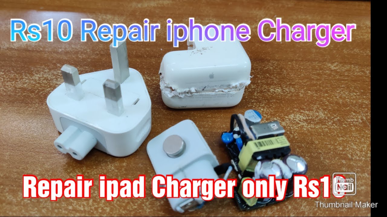 How To Repair iPhone Charger Repair iPhone Adapter / Repair iPad