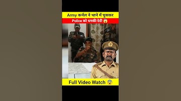 Army कर्नल ने Police Officer को सिखाया जबरदस्त सबक 😱🤯