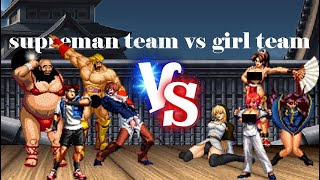 【Mugen】Man Team VS Girl Team