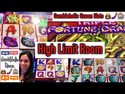 👸🏽🤳🏽🎰 I’M IN WHAT ROOM?! HIGH LIMIT ROOM TRIPLE FORTUNE DRAGON BONUS!