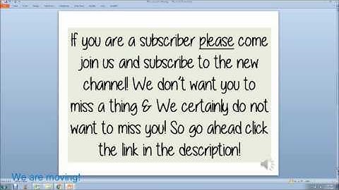 Crafting With April - More Videos available!