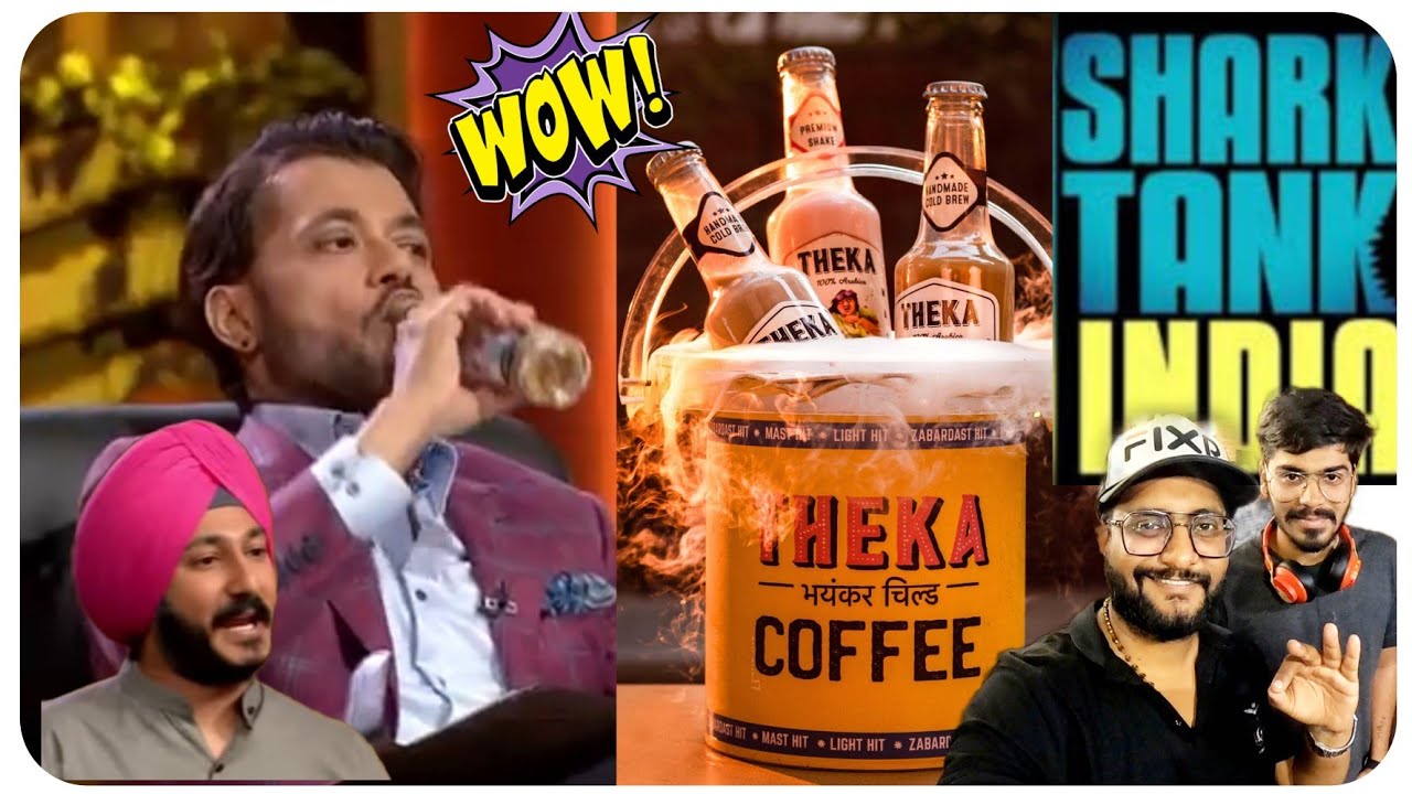 Shark Tank India Theka coffee shark Tank wali coffee Ahmedabad