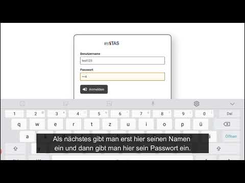 Anmelden in der miTAS-App (Lernende)