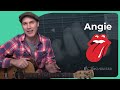 How to play Angie by The Rolling Stones (Guitar Lesson SB-408)