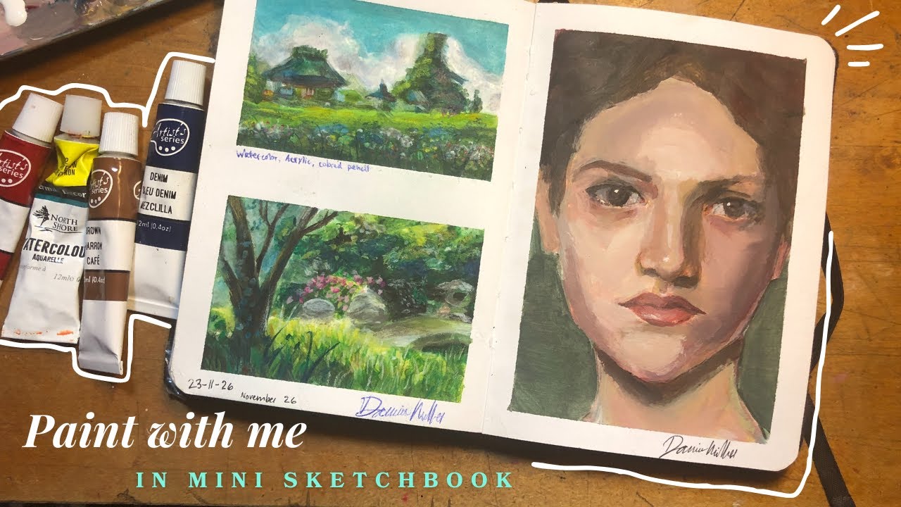 Paint With Me! 🎧♬ Studio Ghibli Scenes + Portrait Study ️🌷 YouTube