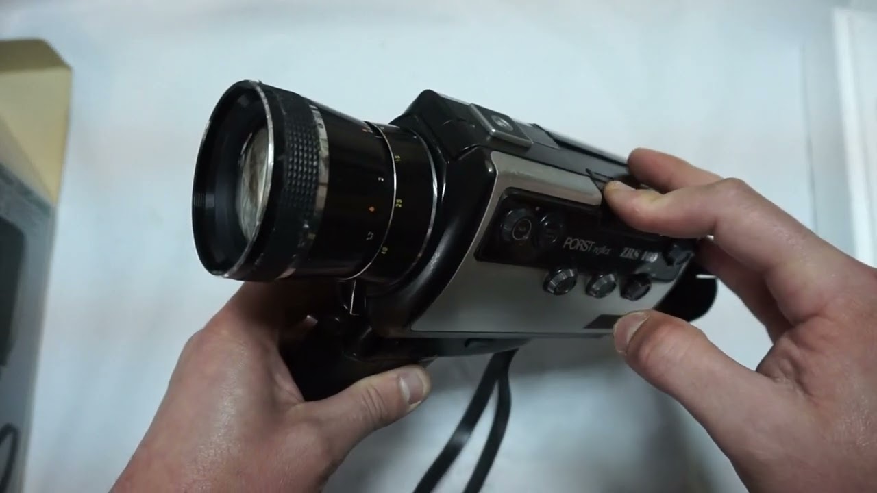 Porst Reflex ZRS 460 Super 8 camera TEST 8mm film camera ORIGINAL