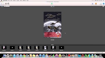 My Gamesalad basic space shoot-em-up gameplay footage