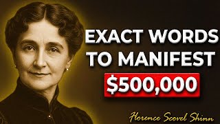 EXACT Words to Manifest $500,000 From The Universe