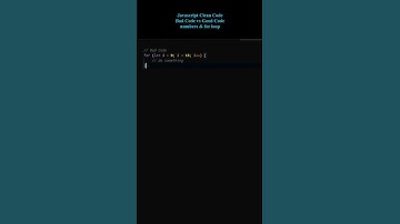 Javascript Clean Code, Bad Code vs Good Code, numbers & for loop