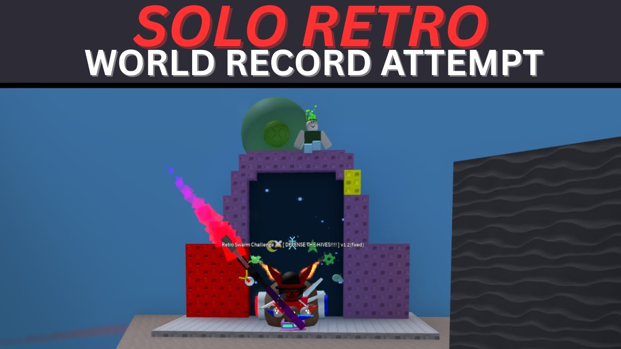 Retro Swarm GETTING SOLO RETRO WR | Bee Swarm - YouTube