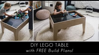 DIY Lego Table from ONE Sheet of Plywood | FREE Build Plans