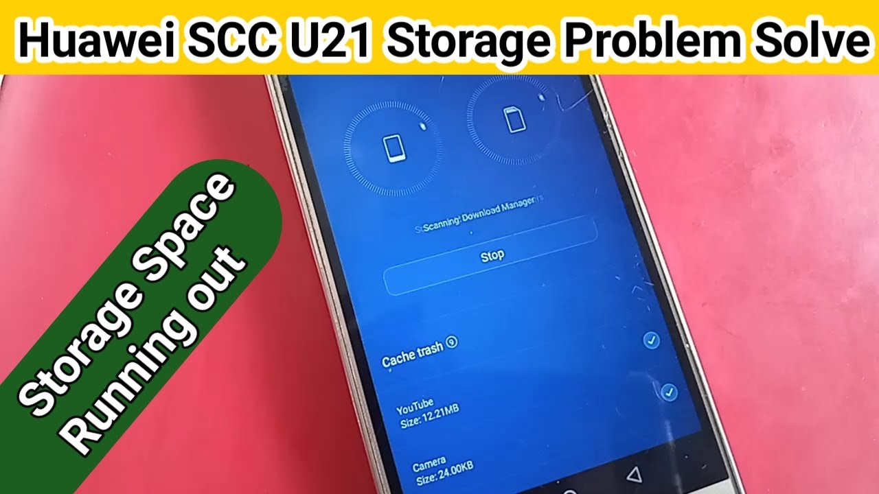 Huawei scc u21 storage Full problem solve - YouTube
