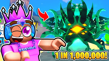 I Hatched NEW 1 In 1,000,000 SECRET KING KRAKEN In Roblox Tap Simulator...