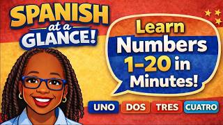 Numbers in Spanish 1–20 in Minutes! (  Tens to 100 Bonus) | Spanish at a Glance | RGC Education