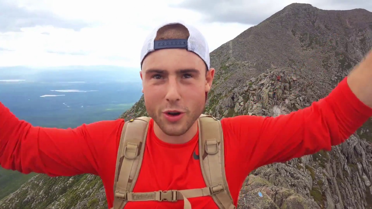 Mount Katahdin Abol Trail across Knifes Edge 10 miles! - YouTube