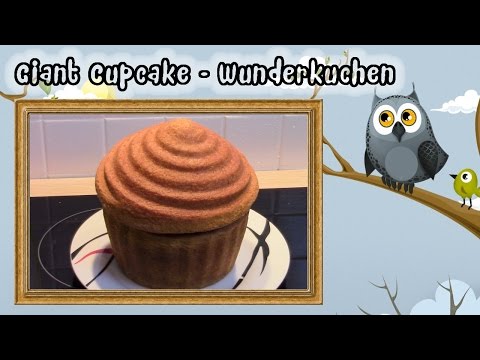 Riesen cupcake füllen